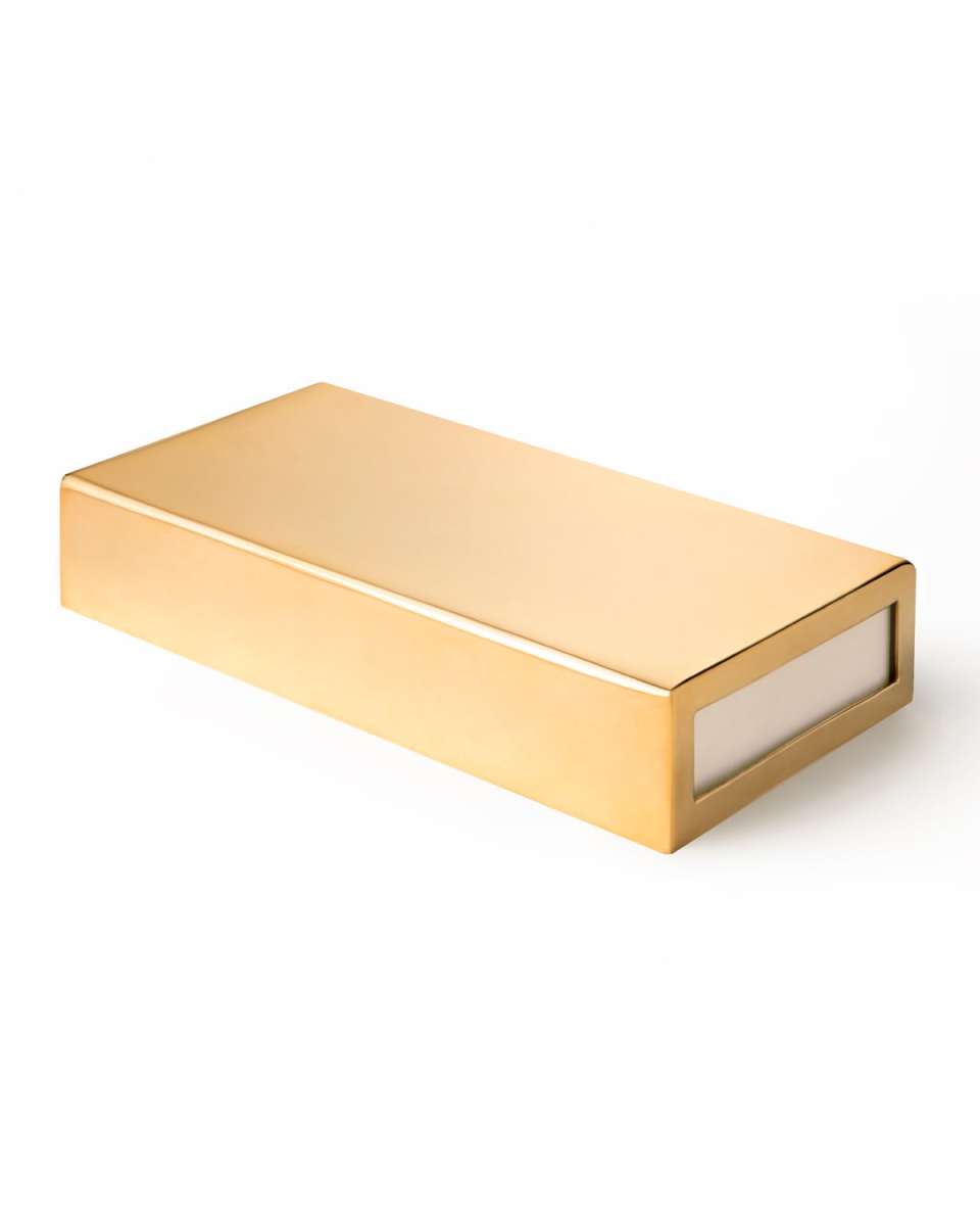 Oversized Gold Matchbox